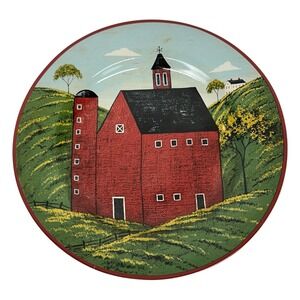 VTG Sakura Warren Kimble Country Life Brandon House Salad Plate Barn Farmhouse